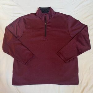 Callaway Men’s Thermal Waffle Knit 1/4 Zip Pullover L